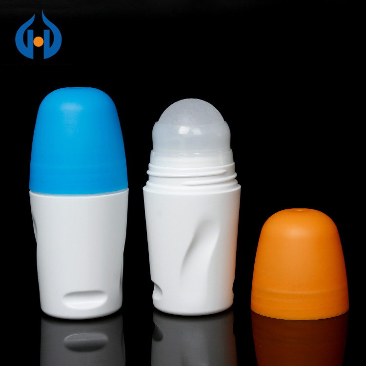 50ml Plastic Empty Refillable Deodorant Roll on Essential Oil Bottle